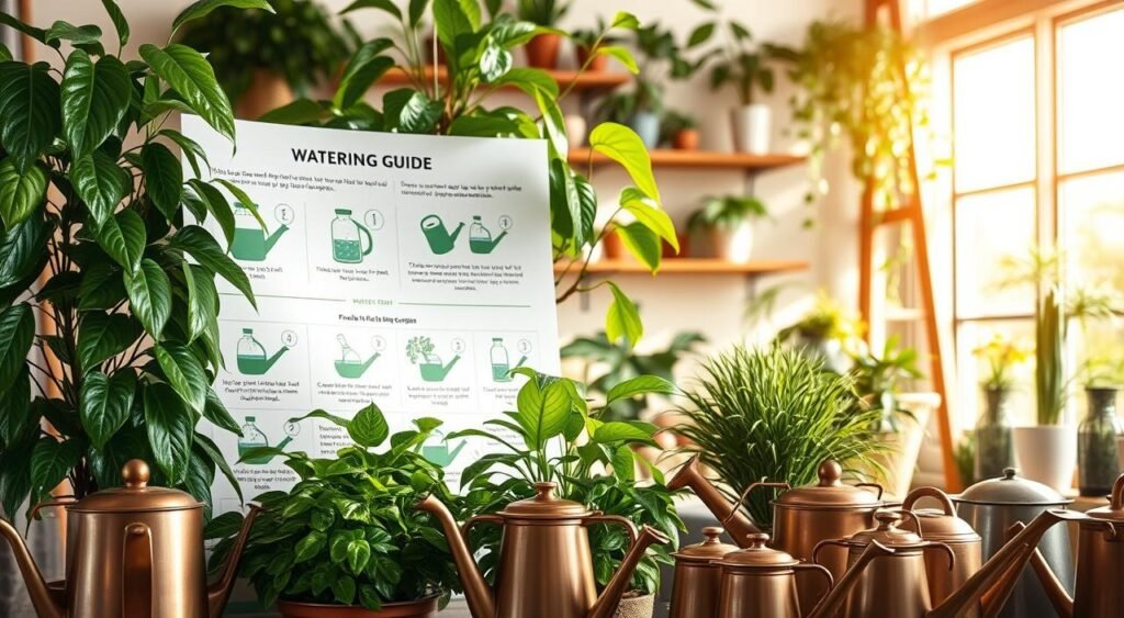 Plant care watering guide