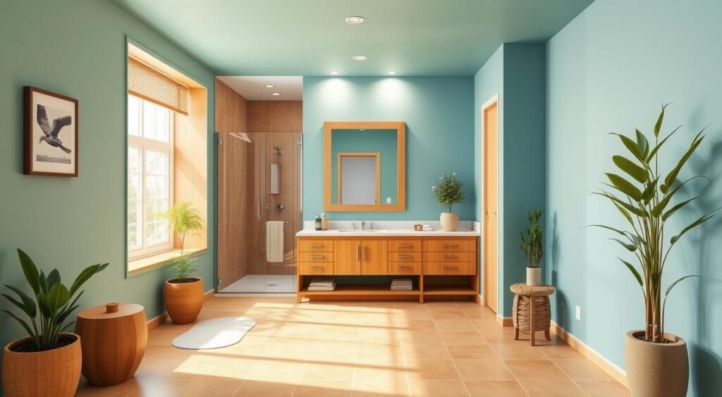 Vastu-compliant bathroom color schemes